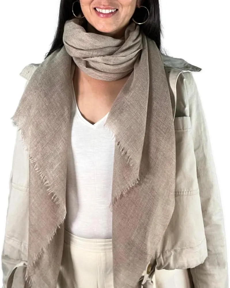 100% Cashmere Scarf Women, Cashmere Wrap, Cashmere Shawl Large Size Lightweight 80x31 inches, Cashmere Scarf Men