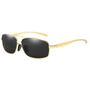Angelo Ricci™ Classic Style Polarized Metal Frame Men Sunglasses