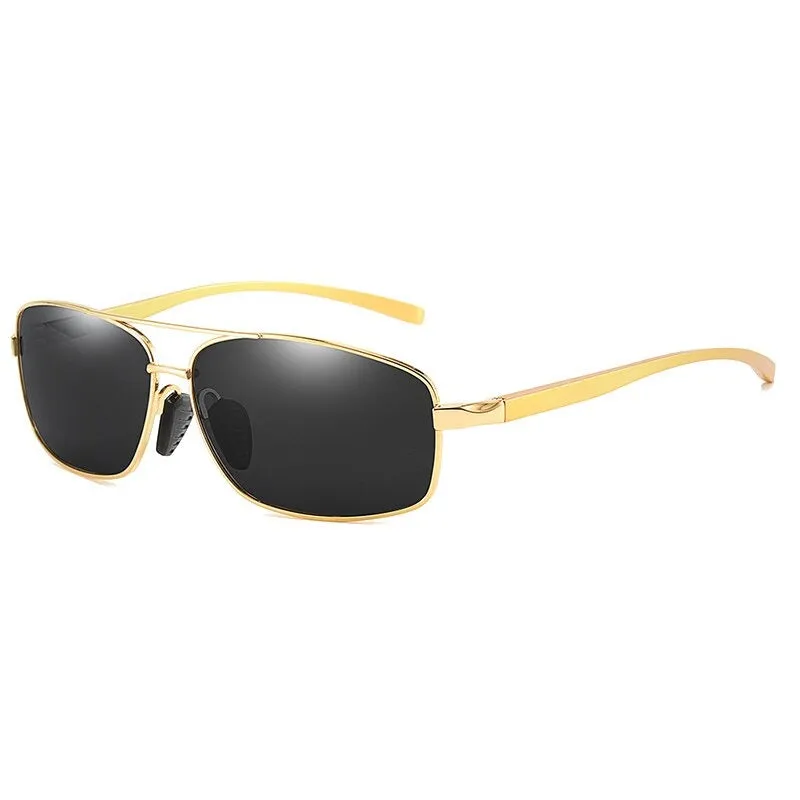Angelo Ricci™ Classic Style Polarized Metal Frame Men Sunglasses