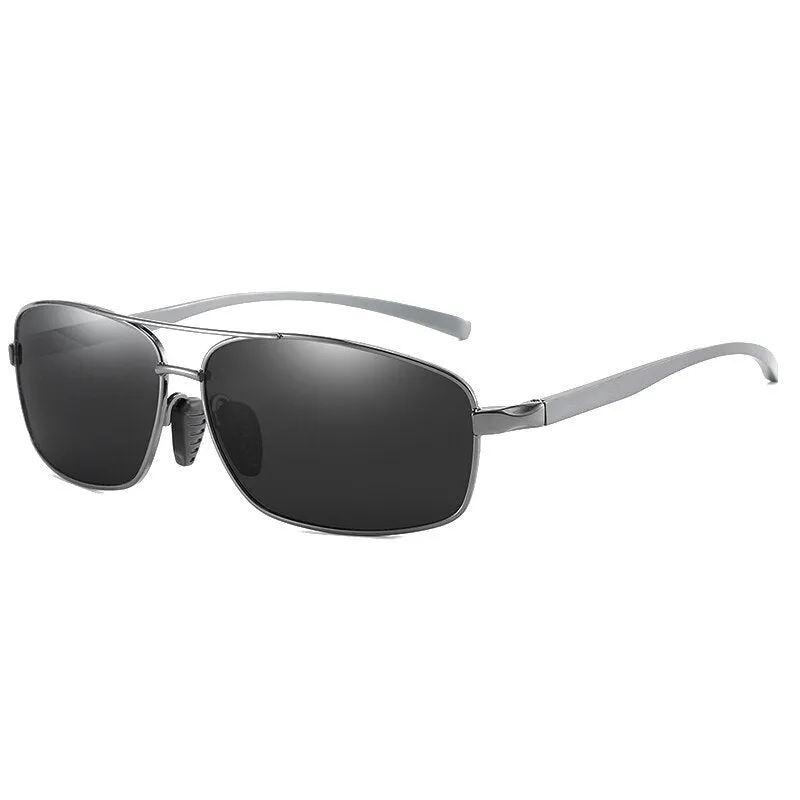 Angelo Ricci™ Classic Style Polarized Metal Frame Men Sunglasses
