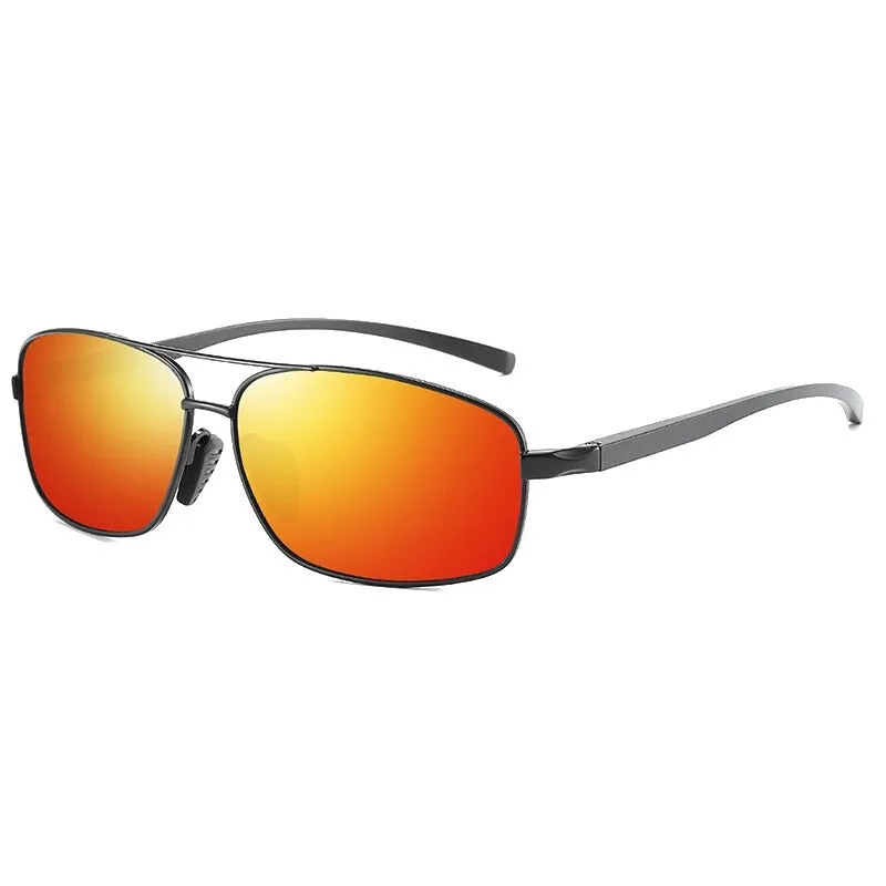 Angelo Ricci™ Classic Style Polarized Metal Frame Men Sunglasses