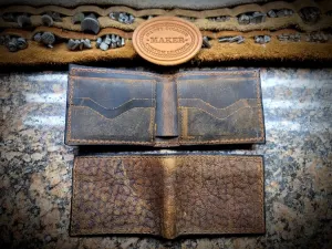 Badlands Bison Wallet, Leather bifold wallet