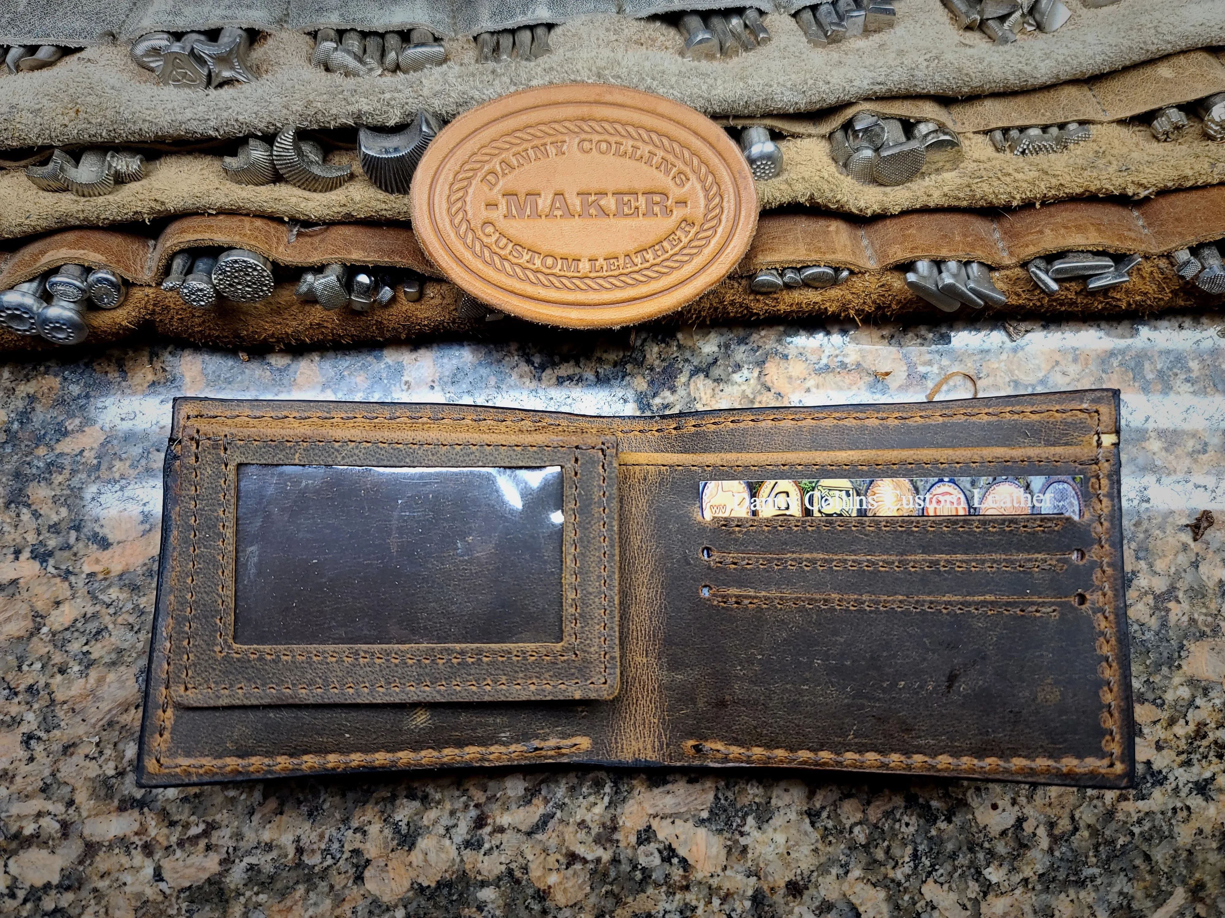 Bi fold , Rattlesnake Leather Wallet, Men's Wallet