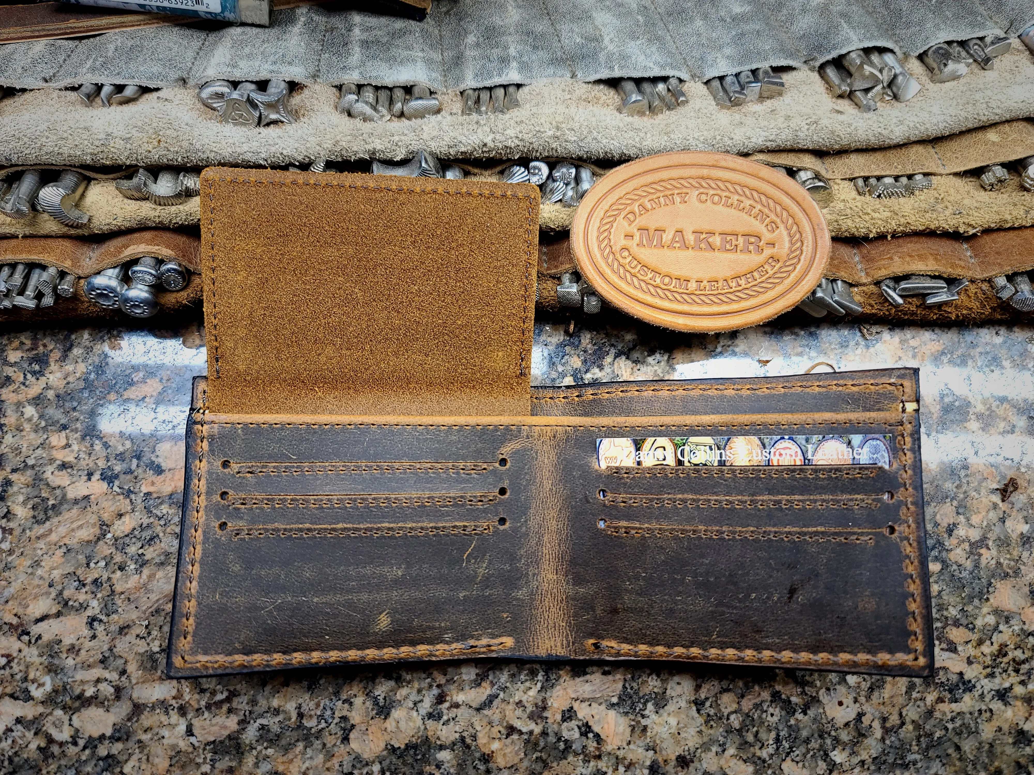 Bi fold , Rattlesnake Leather Wallet, Men's Wallet