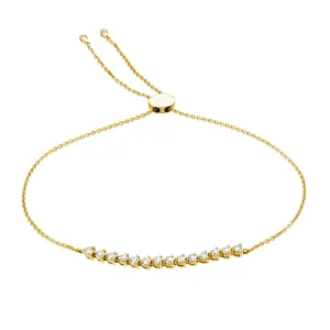 Bolo Bracelet with Diamonds