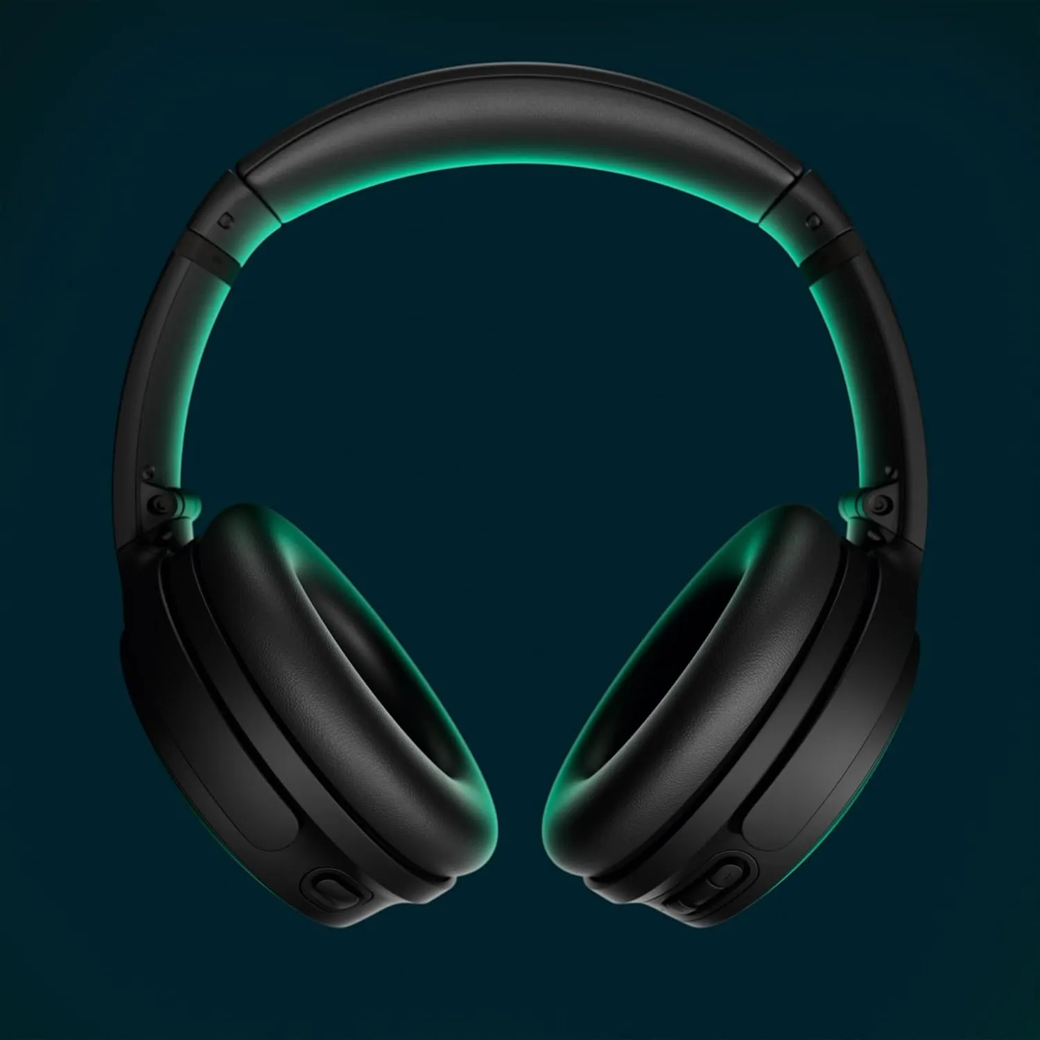 Bose QuietComfort Bluetooth Headphones, Wireless Headphones with Active Over Ear Noise Cancelling and Mic, Deep Bass, Up to 24 Hours of Playtime, Black