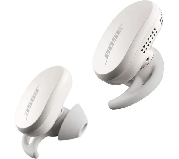 BOSE QuietComfort Wireless Bluetooth Noise-Cancelling Earbuds - Soapstone - Acceptable