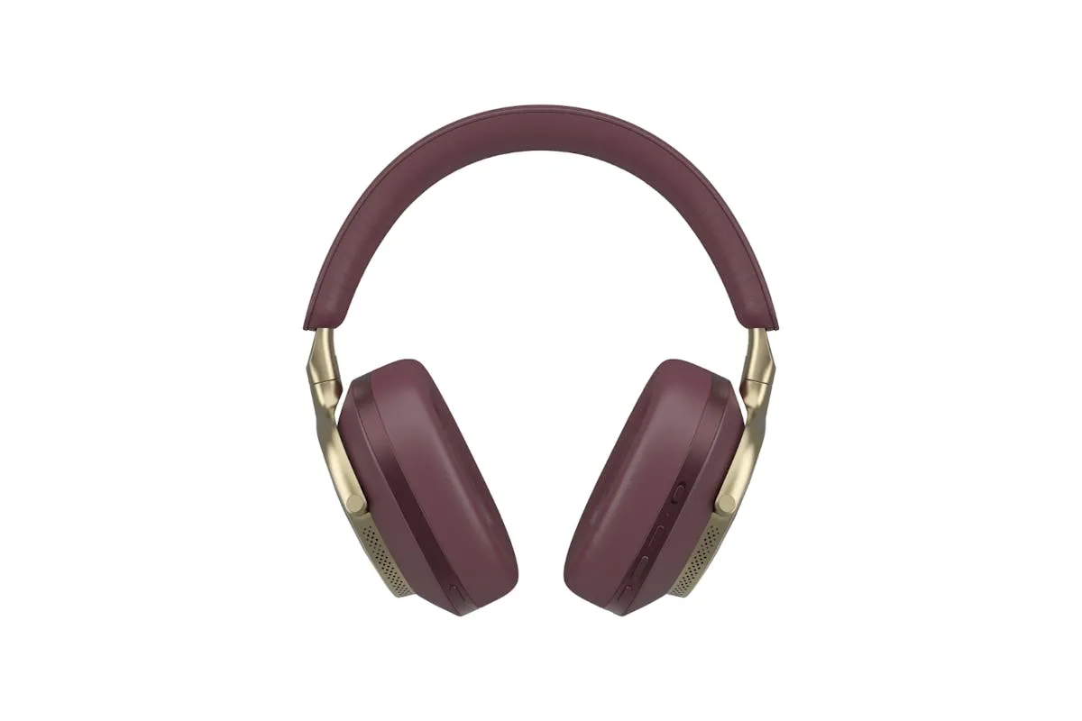 Bowers & Wilkins Px8 Over-Ear Noise Canceling Wireless Headphones | Royal Burgundy