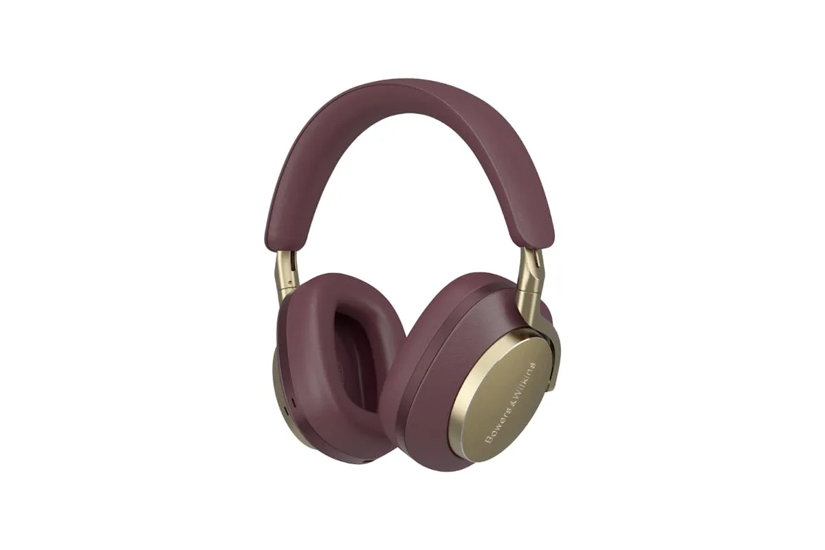 Bowers & Wilkins Px8 Over-Ear Noise Canceling Wireless Headphones | Royal Burgundy