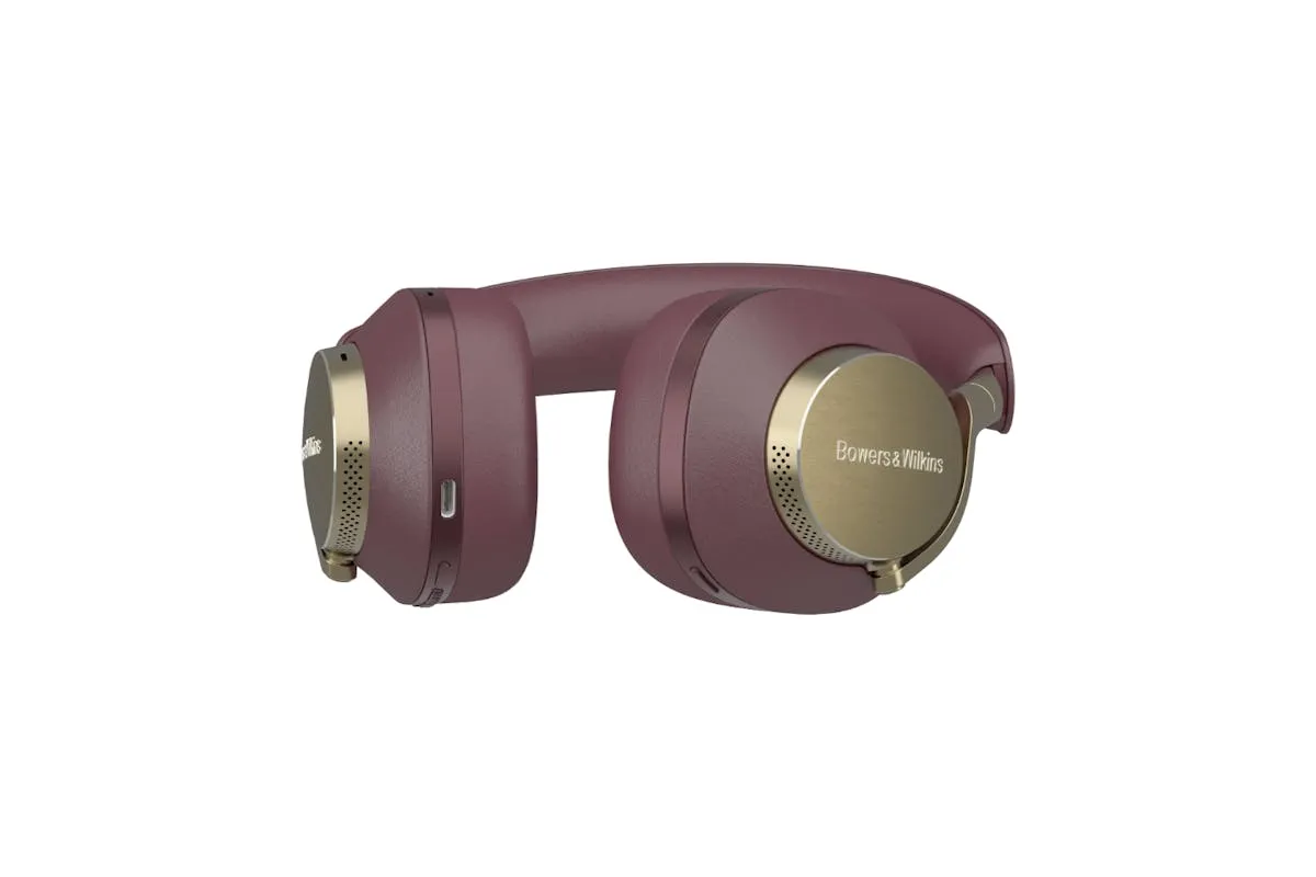 Bowers & Wilkins Px8 Over-Ear Noise Canceling Wireless Headphones | Royal Burgundy