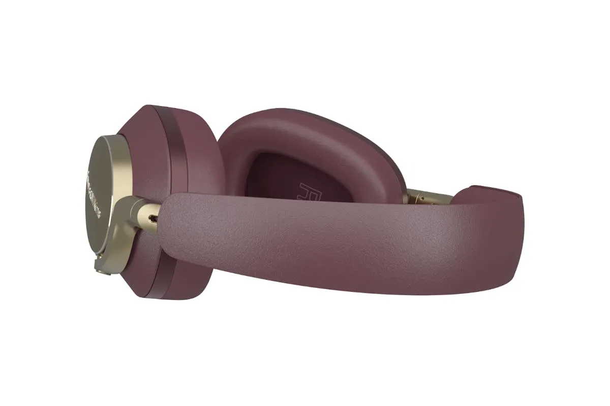 Bowers & Wilkins Px8 Over-Ear Noise Canceling Wireless Headphones | Royal Burgundy
