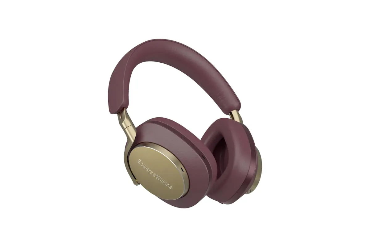 Bowers & Wilkins Px8 Over-Ear Noise Canceling Wireless Headphones | Royal Burgundy