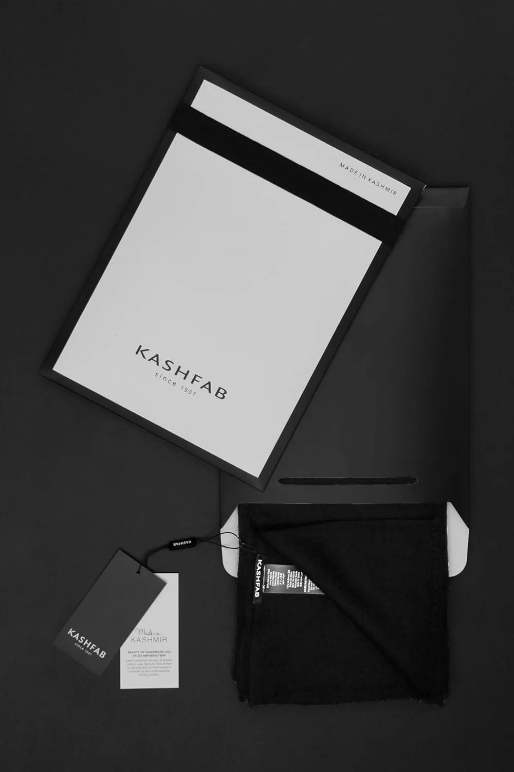 Cashmere Scarf Made in Kashmir (Gift Pack) Merino Wool Silk Cashmere Large Superfine Pashmina Unisex