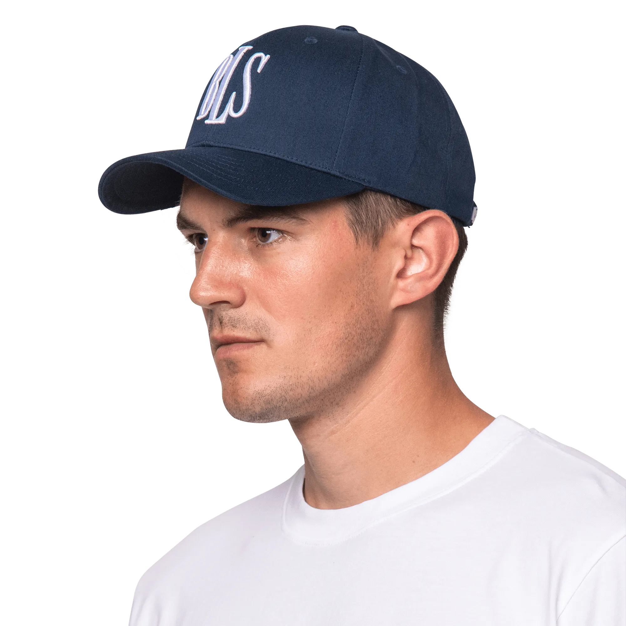 Classic Baseball Cap - Dark Navy/White