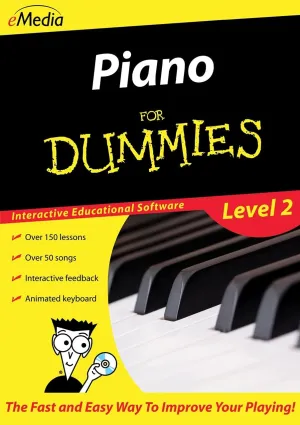 eMedia Piano For Dummies Level 2 [Mac Download for 10.5 to 10.14, 32-bit]