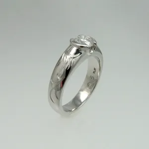 Engraved Omega Ring