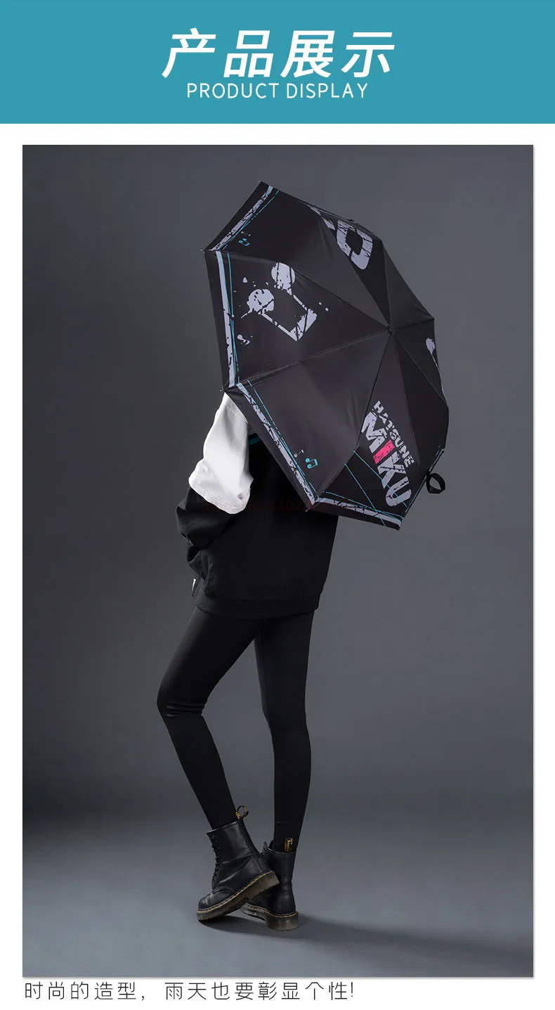 Hatsune Miku - Hatsune Miku Graffiti Automatic Folding Umbrella Moeyu