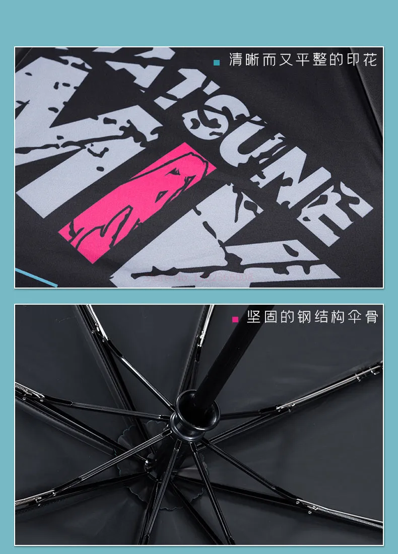 Hatsune Miku - Hatsune Miku Graffiti Automatic Folding Umbrella Moeyu