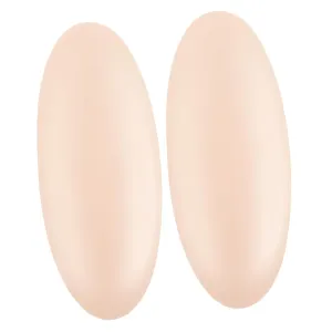 Healifty 1 Pair Silicone orthotic leg pads adhesive calf support soft leg corrector silicone leg corrector silicone dish sponge silicone sponge corrector for thin legs Miss Prevent