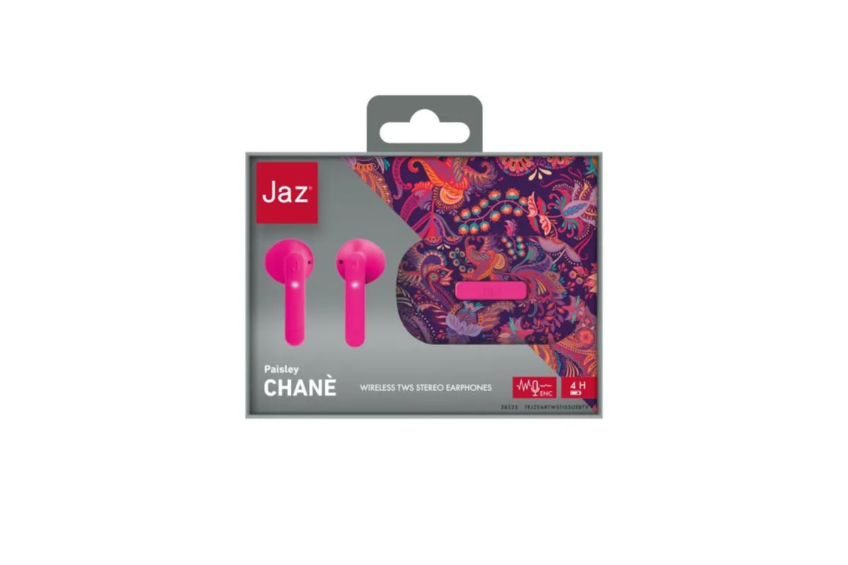 Jaz Chane True Wireless In-Ear Noise Cancelling Earbuds | Violet