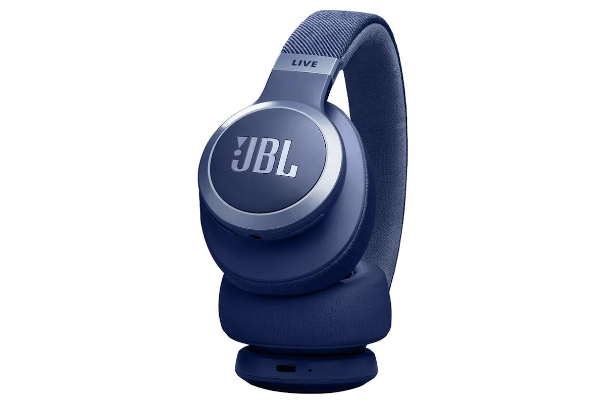 JBL Live 770NC Over-Ear Wireless Noise Cancelling Headphone | Blue
