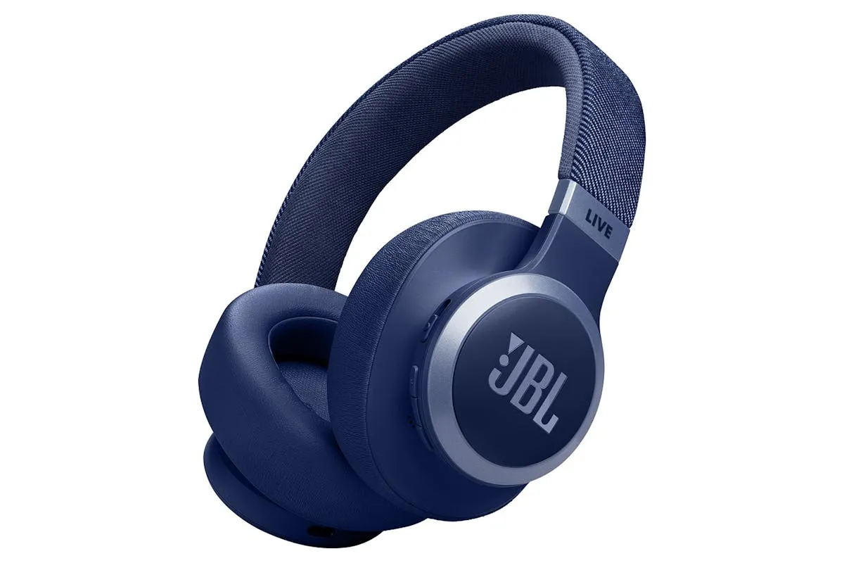 JBL Live 770NC Over-Ear Wireless Noise Cancelling Headphone | Blue