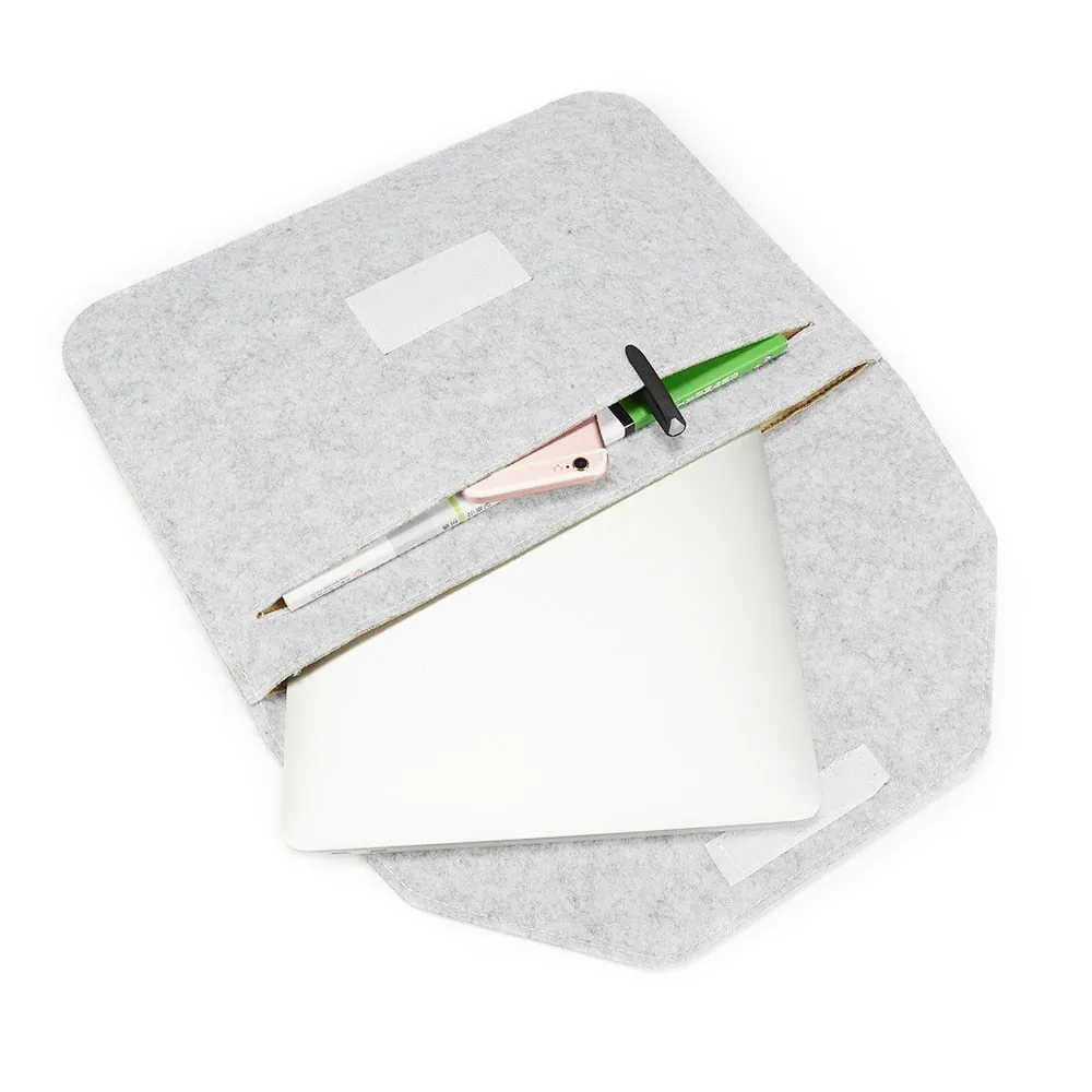 Merino Wool Laptop Sleeve 15-inch Set