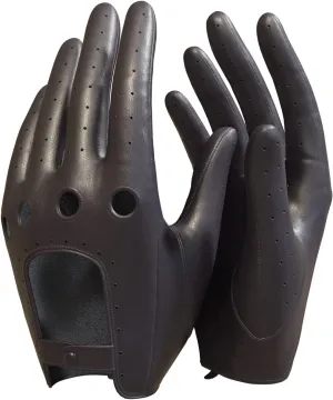MGGMOKAY Women's Leather Driving Gloves Touchscreen Thin Soft Sheepskin Motorcycle Riding Gloves Unlined