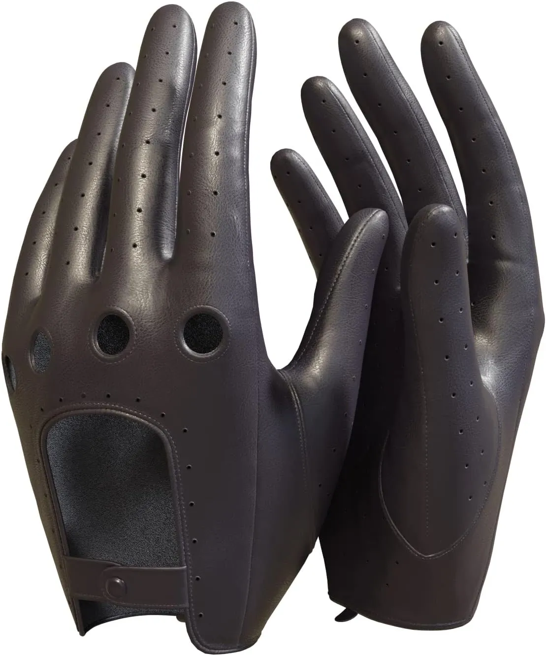 MGGMOKAY Women's Leather Driving Gloves Touchscreen Thin Soft Sheepskin Motorcycle Riding Gloves Unlined