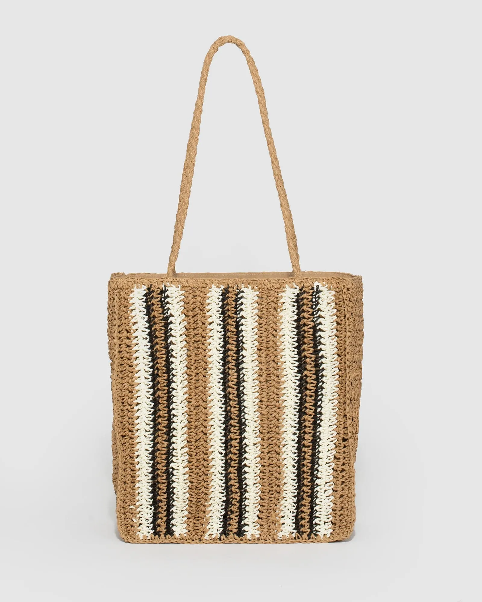 Multi Colour Leticia Panel Tote Bag