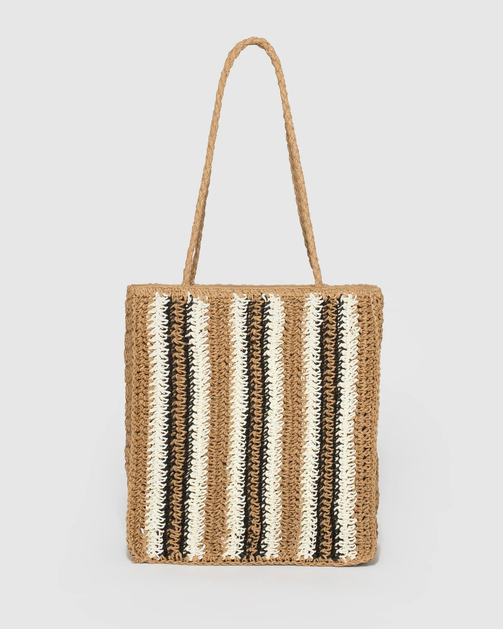 Multi Colour Leticia Panel Tote Bag