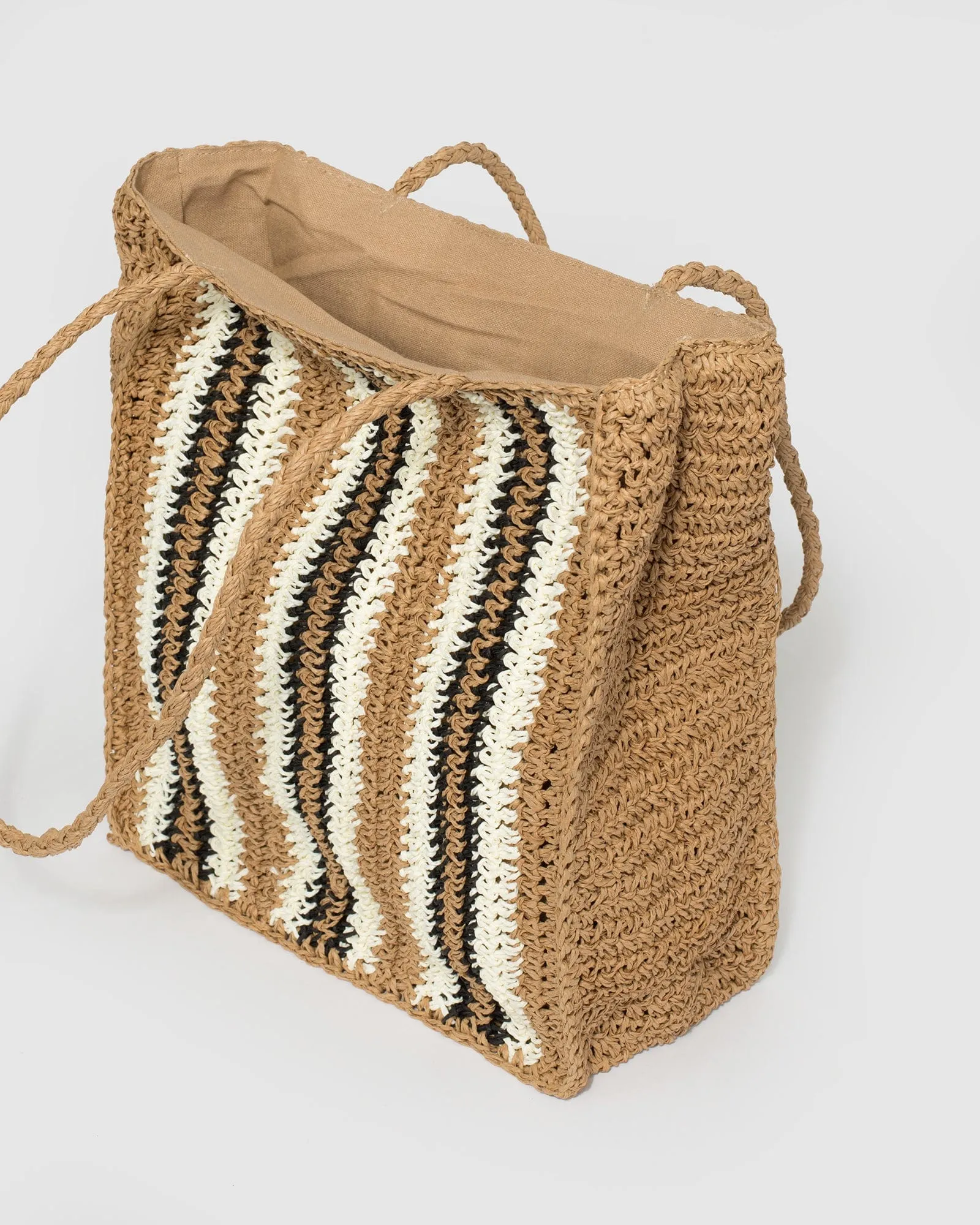 Multi Colour Leticia Panel Tote Bag