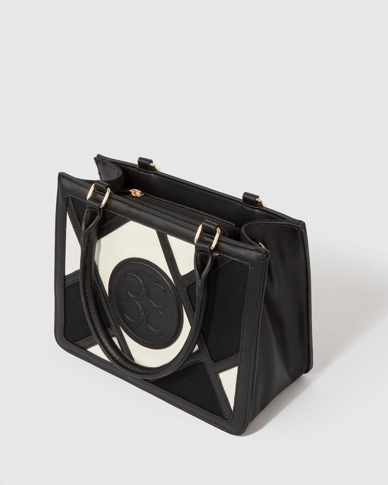 Multi Colour Stef Panel Tote Bag