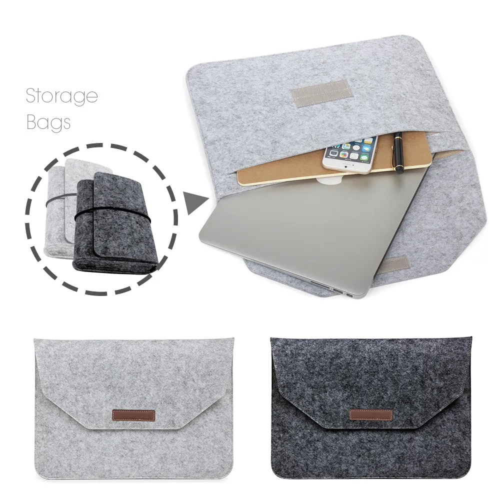 New Fashion Soft Sleeve Bag Case For Apple Macbook Air Pro Retina 11 12 13 15 Laptop Anti-scratch Cover For Mac book 13.3 inch