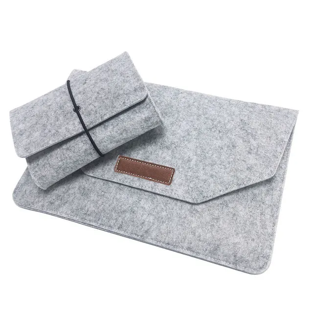 New Fashion Soft Sleeve Bag Case For Apple Macbook Air Pro Retina 11 12 13 15 Laptop Anti-scratch Cover For Mac book 13.3 inch