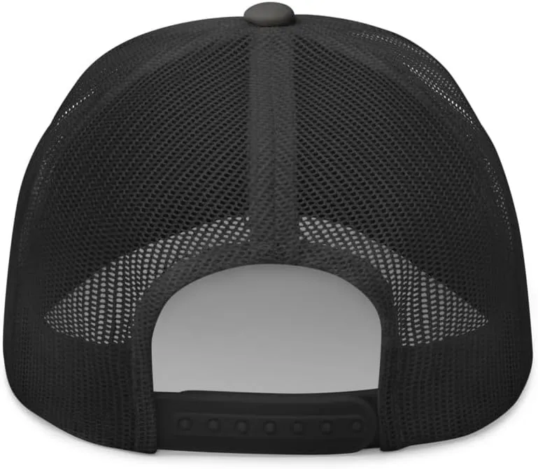 NG Upside Down LA Embroidered Curved Bill Trucker Hat Mid Crown Adjustable Los Angeles Cap