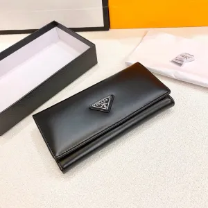 PD292 Large Leather Wallet / 7.3x3.7inch