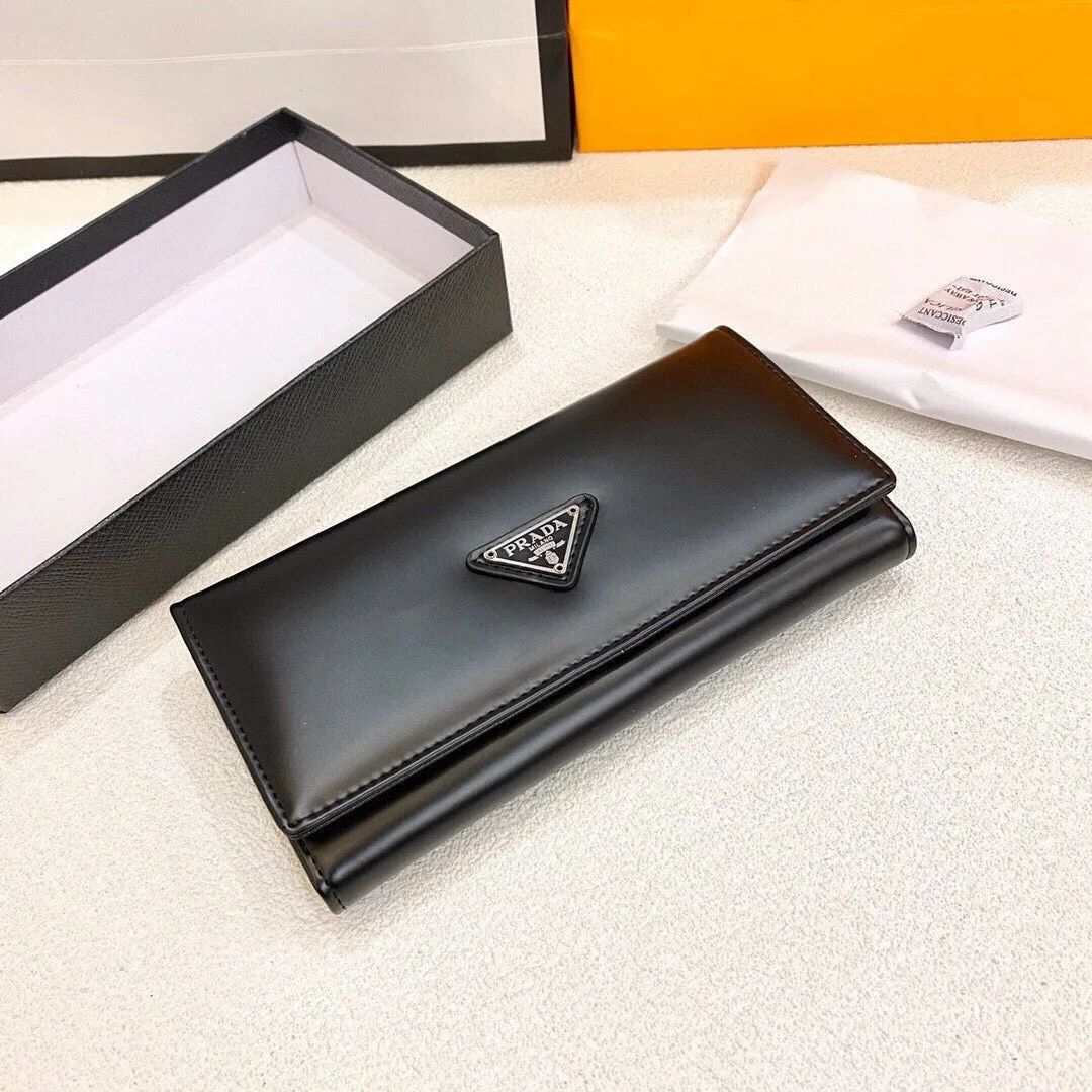 PD292 Large Leather Wallet / 7.3x3.7inch