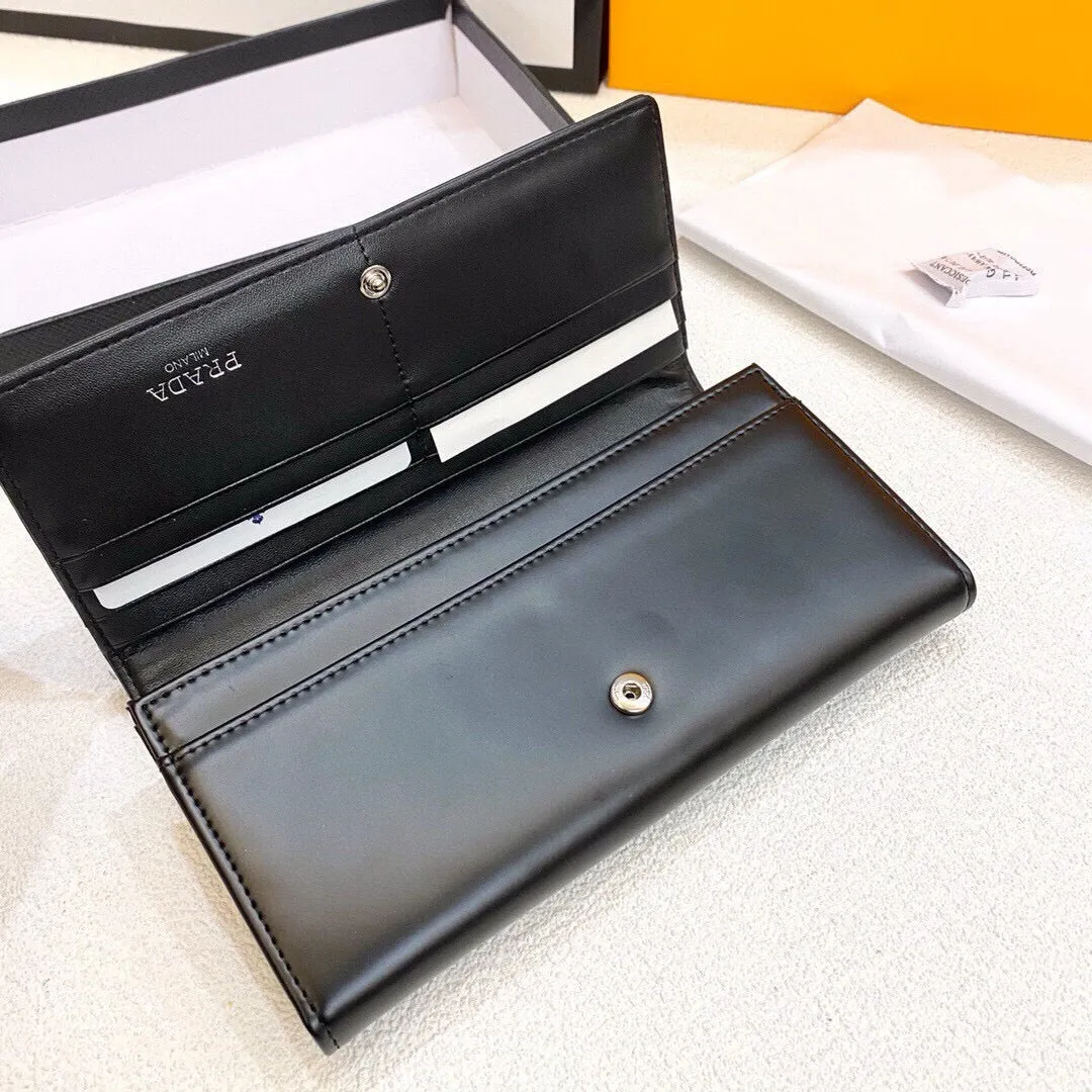 PD292 Large Leather Wallet / 7.3x3.7inch