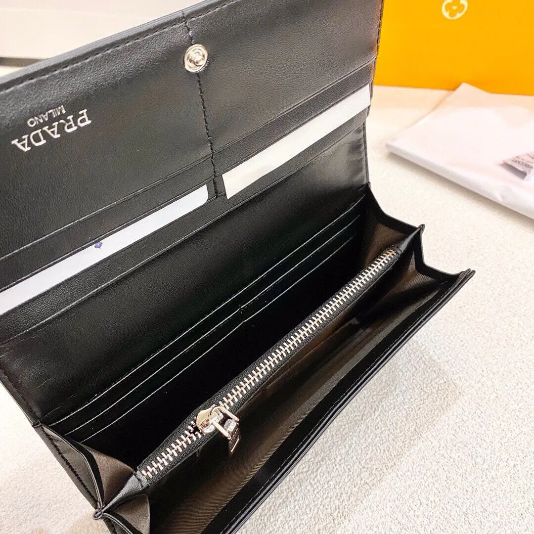 PD292 Large Leather Wallet / 7.3x3.7inch