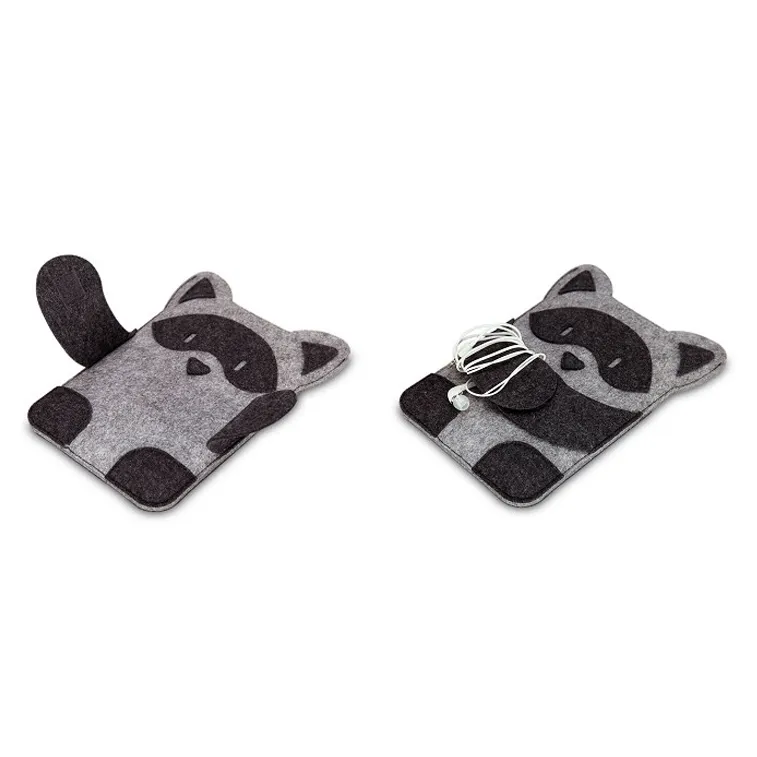 Peaceful Raccoon Wool Laptop Sleeve