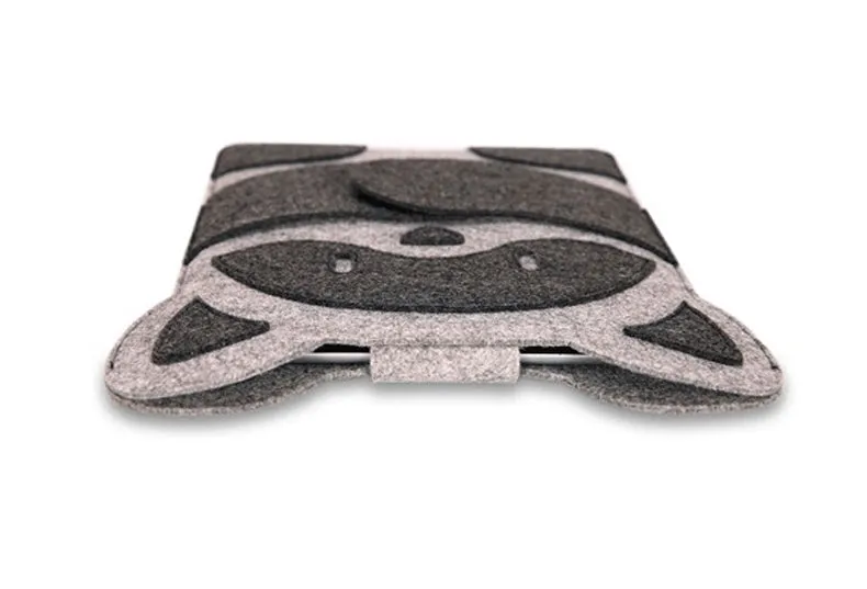 Peaceful Raccoon Wool Laptop Sleeve