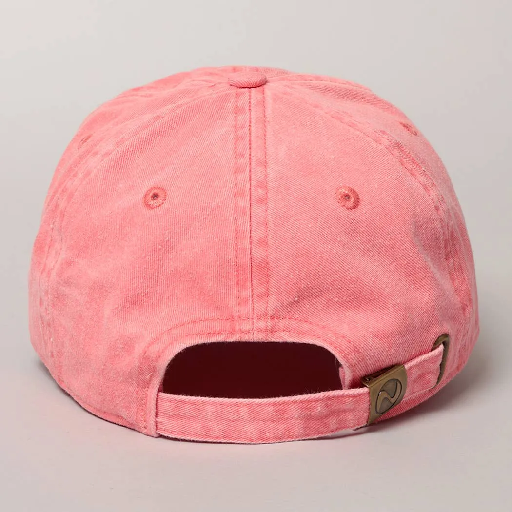 Pigment Dyed Cotton Baseball Dad Cap: KHAKI / ONE SIZE