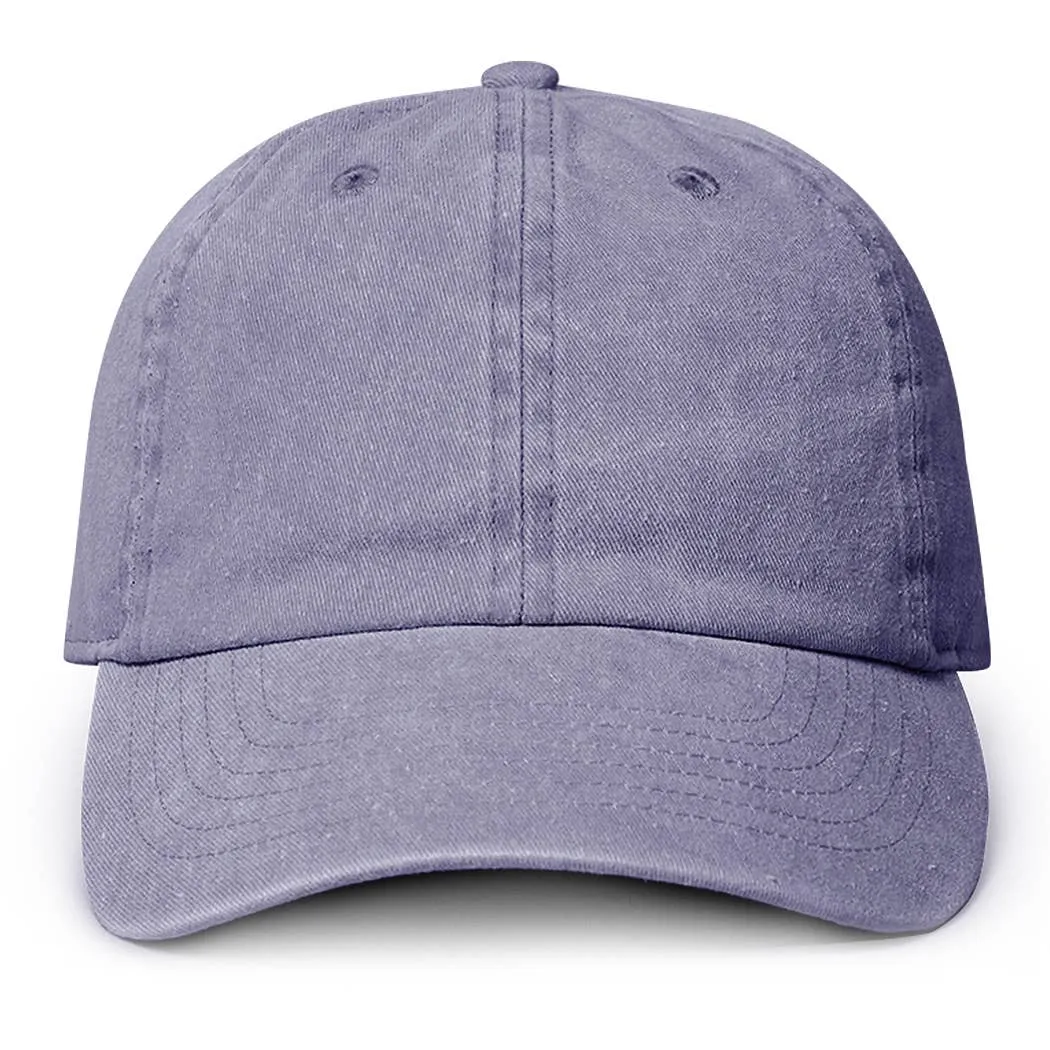 Pigment Dyed Cotton Baseball Dad Cap: KHAKI / ONE SIZE