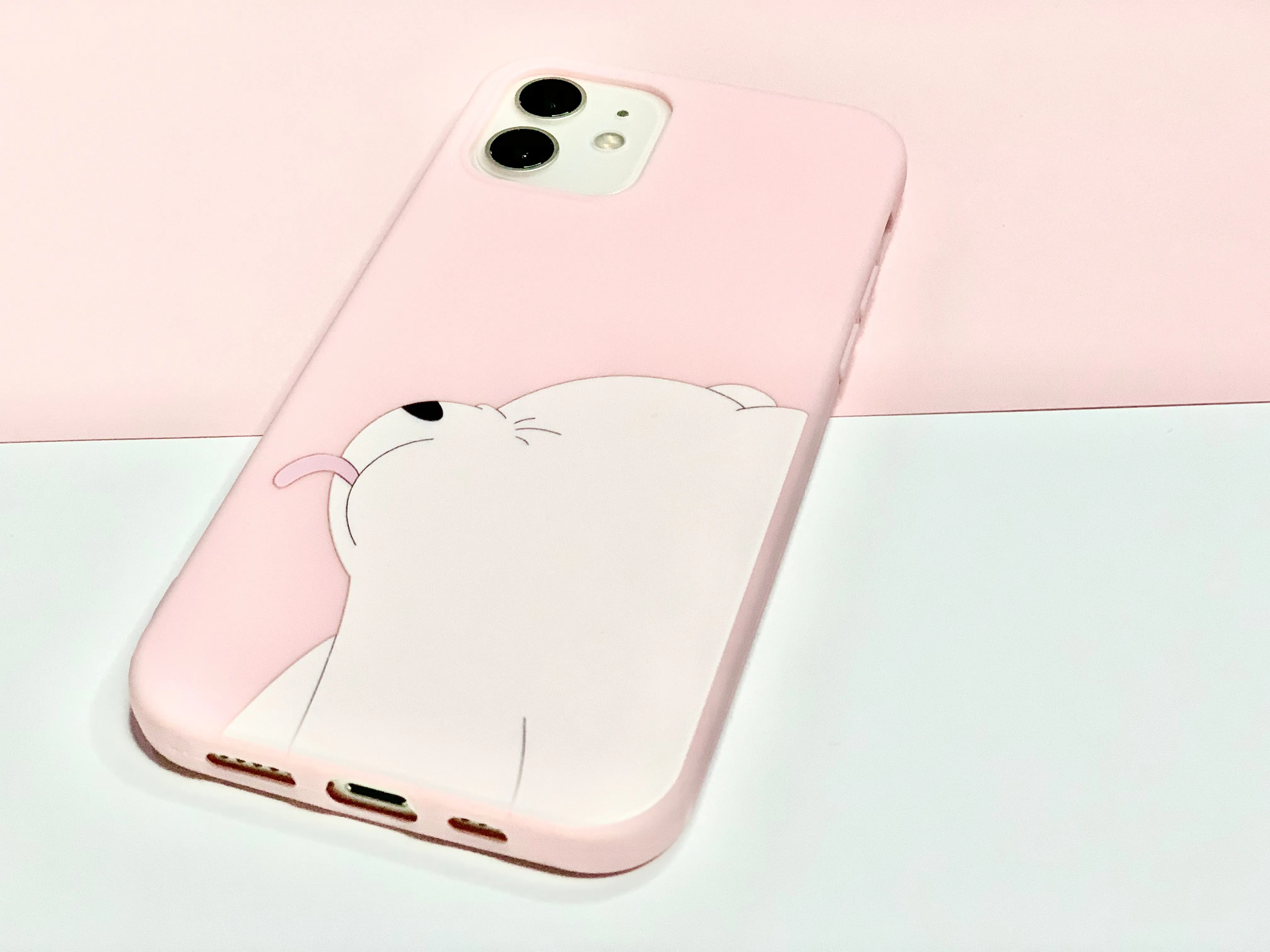 Pink Polar Bear Phone Case