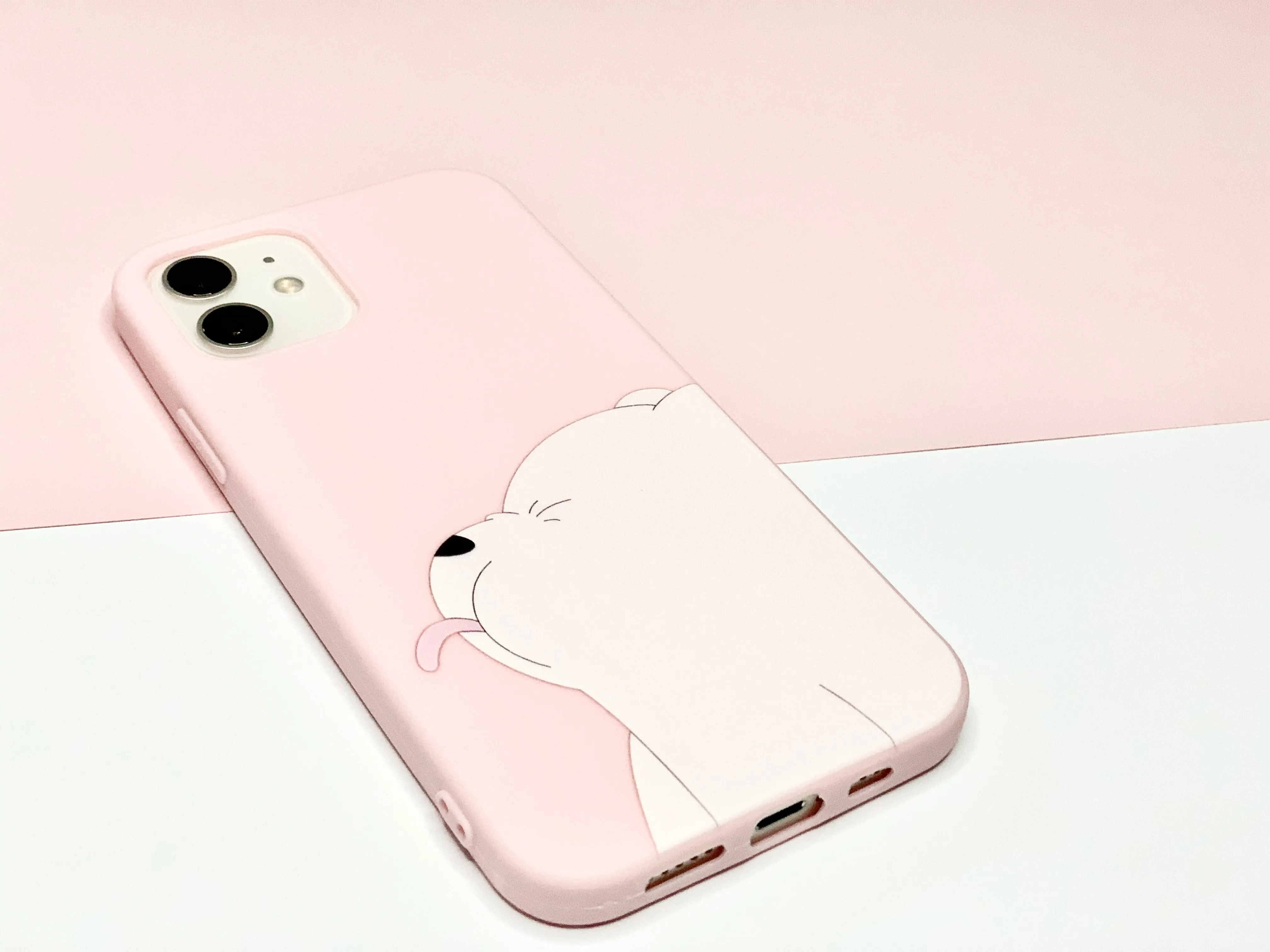 Pink Polar Bear Phone Case