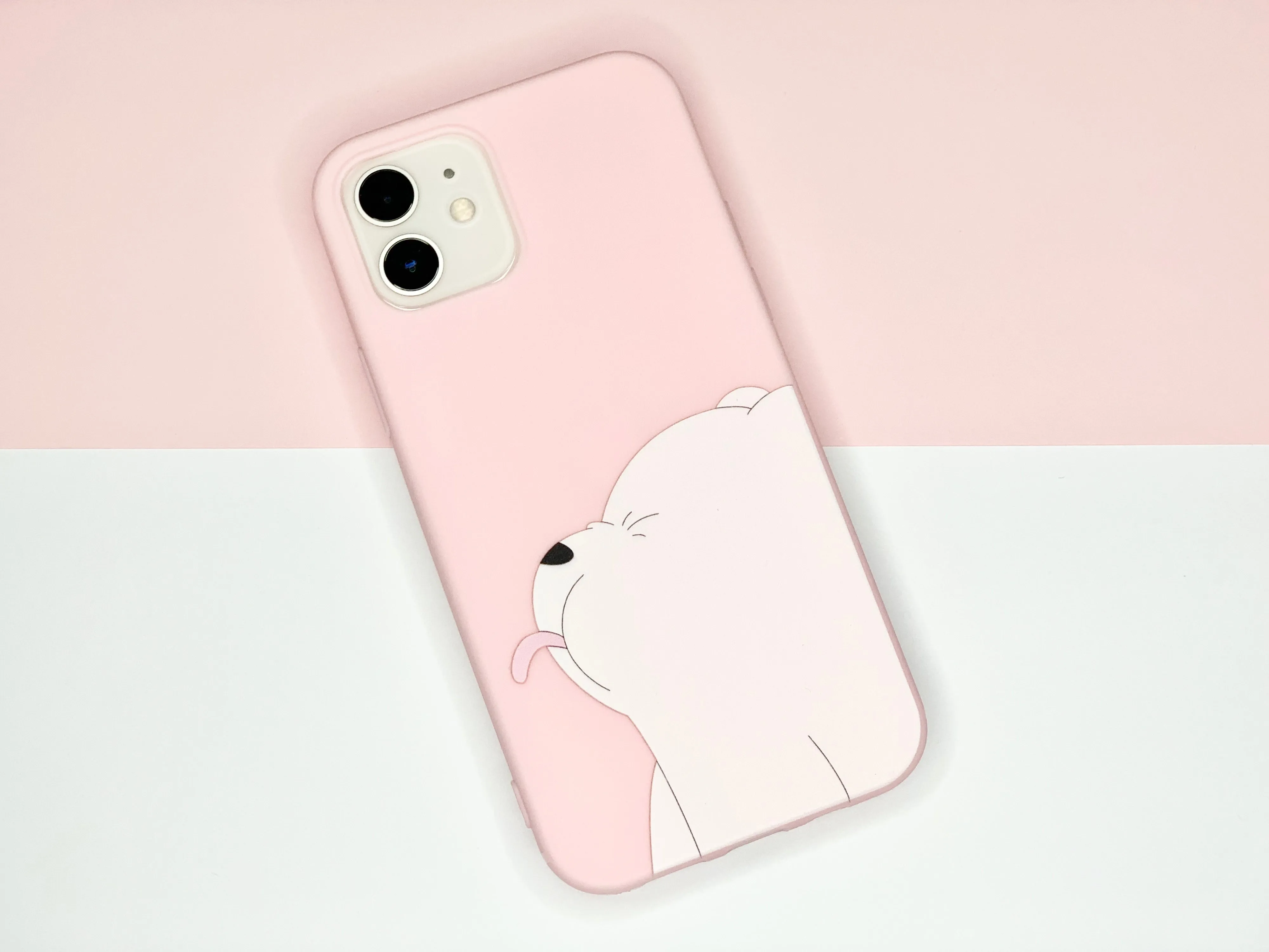 Pink Polar Bear Phone Case