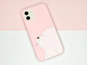Pink Polar Bear Phone Case