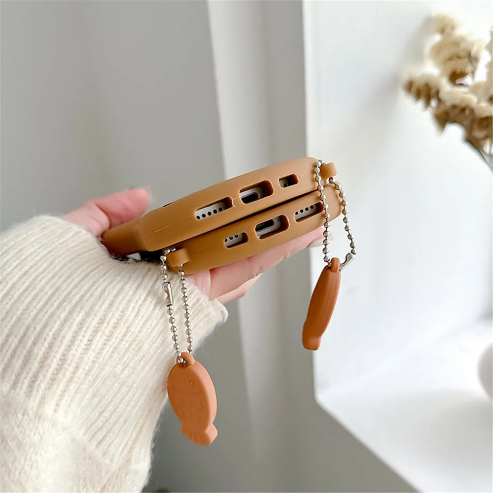 Taiyaki Kawaii Silicone iPhone Case Cover