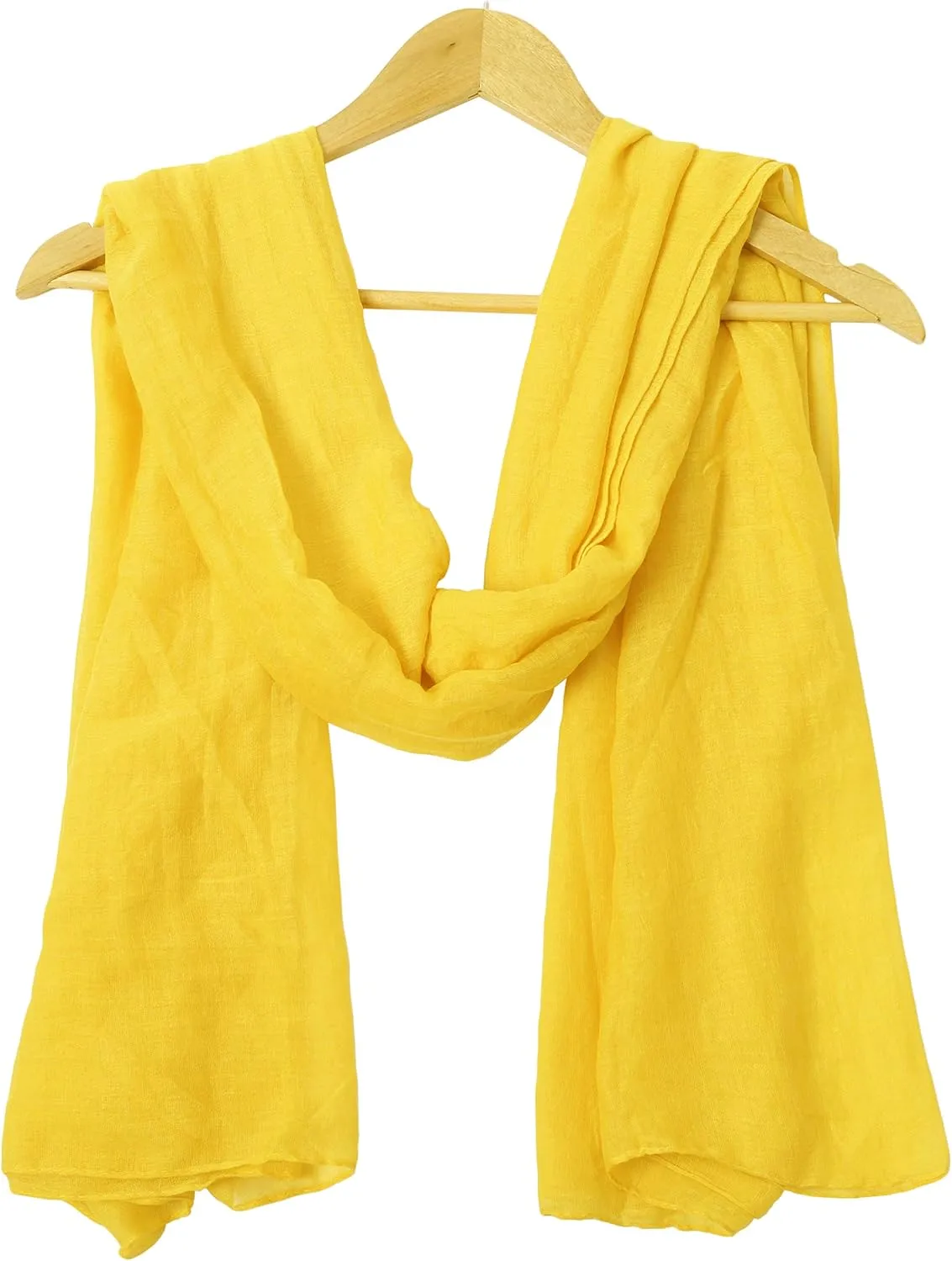 woogwin Women's Cotton Scarves Lady Light Soft Fashion Solid Scarf Wrap Shawl